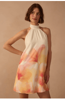 Vestido Curto Estampa Floralis