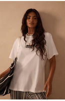 Blusa Silk Bordado Mar