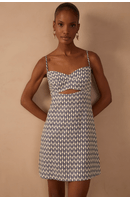 Vestido Estampa Trama do Mar