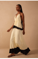 Vestido Cropped Babado Color