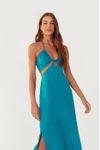 Vestido Longuete Linho Busto Diferenciad