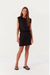 Vestido Malha Curto Ombreira