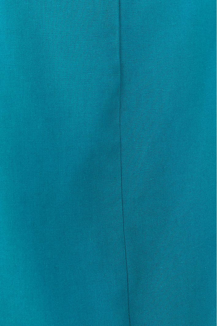 Vestido Longuete Linho Busto Diferenciad