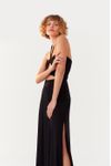Vestido Midi Recortes Frente