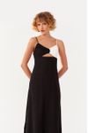 Vestido Cropped Linho P&b