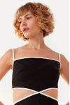 Vestido Curto Linho P& B