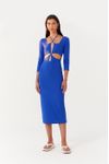 Vestido Midi Vazado