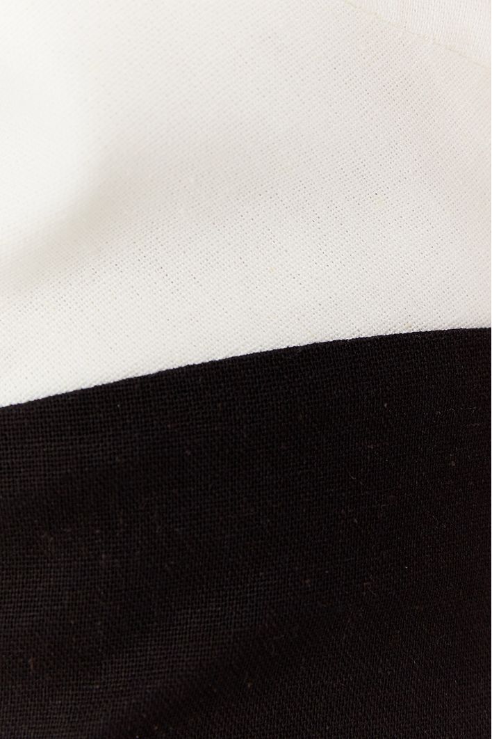 Vestido Cropped Linho P&b