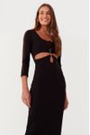 Vestido Midi Vazado