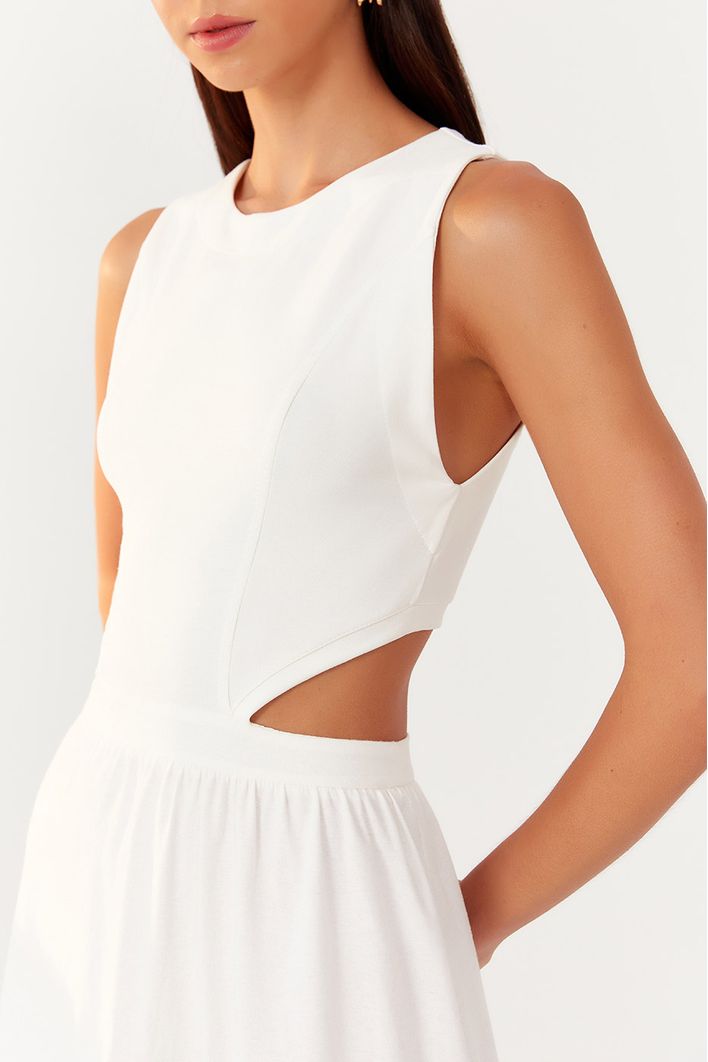 Vestido Mix Malha
