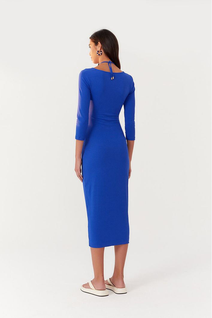 Vestido Midi Vazado