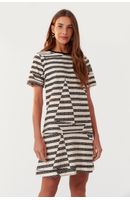 Vestido T-shirt Estampa Navegantes
