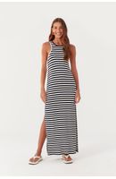 Vestido Tubo Estampa Listra