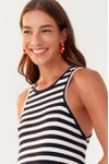 Vestido Tubo Estampa Listra