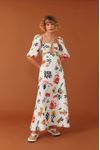 Vestido Midi Estampa Amar