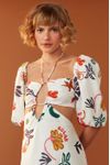 Vestido Midi Estampa Amar