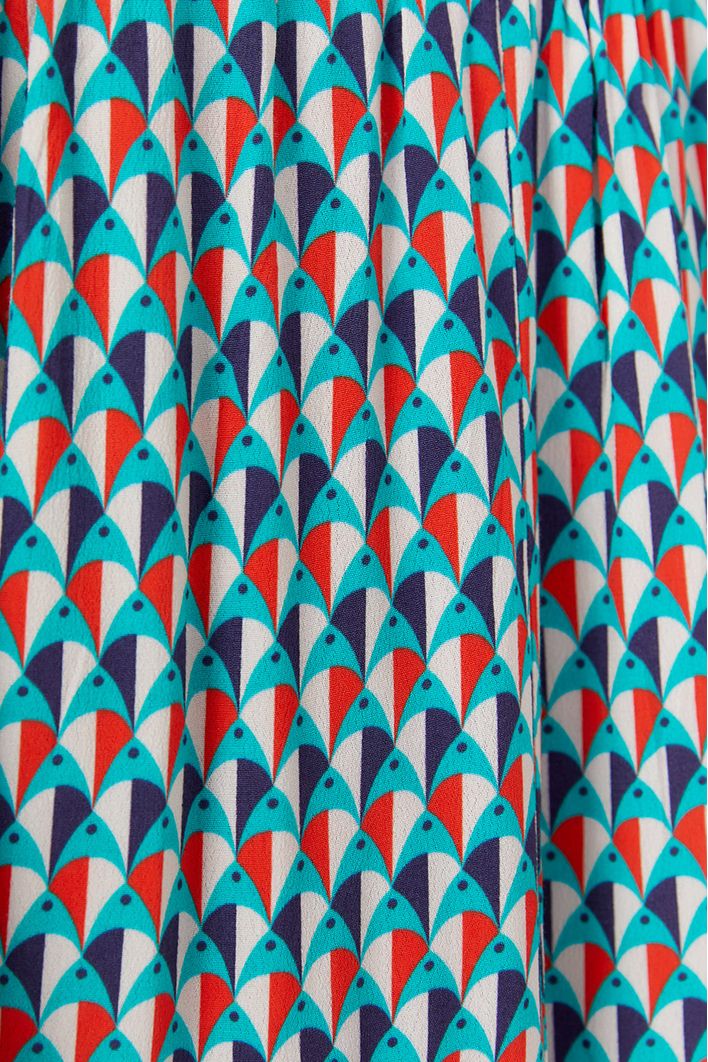Vestido Estampa Sardina