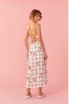 Vestido Midi Estampa Marina