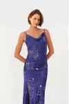 Vestido Cropped Estampa Rotas