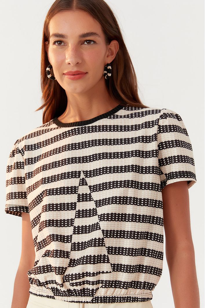 Blusa T-shirt Estampa Navegantes