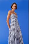 Vestido Longo Estampa Velas