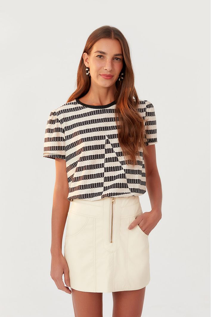 Blusa T-shirt Estampa Navegantes