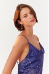 Vestido Cropped Estampa Rotas