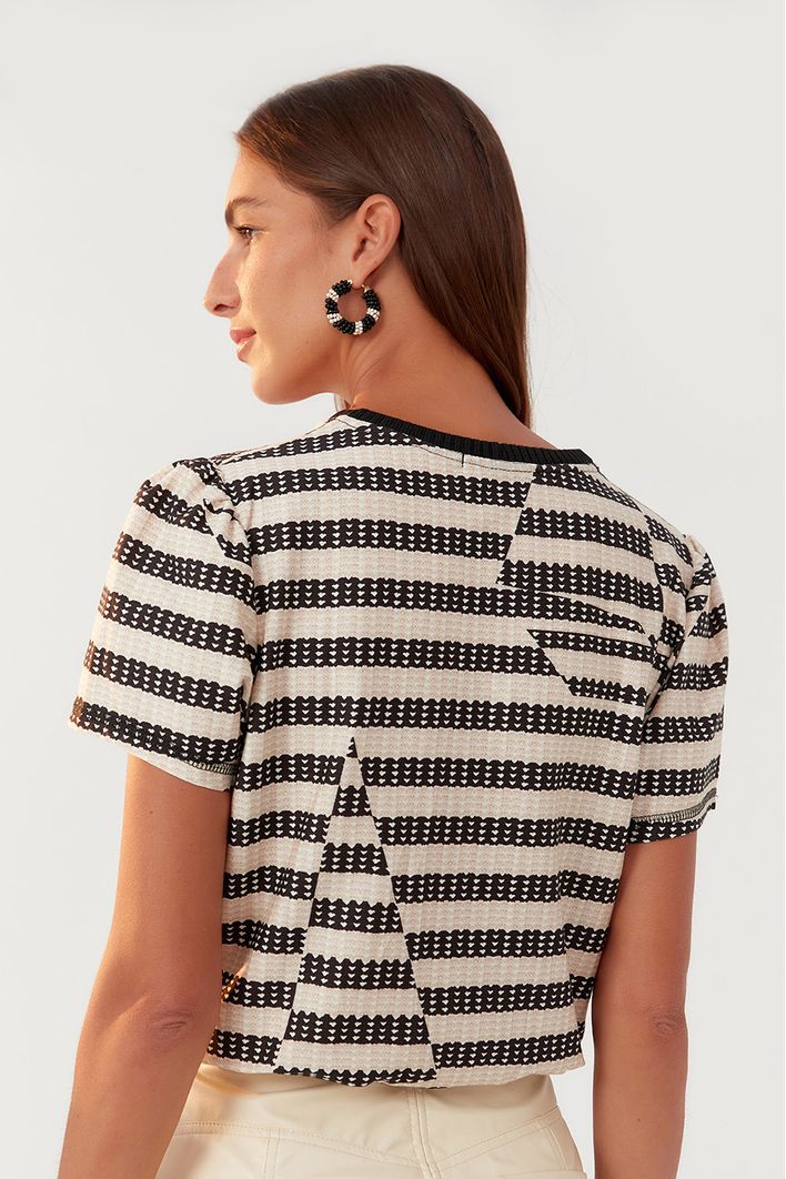 Blusa T-shirt Estampa Navegantes