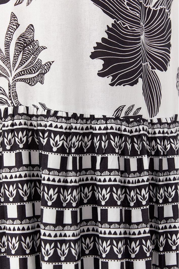 Vestido Longo Estampa Mergulho