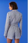 Camisa Cropped Estampa Velas