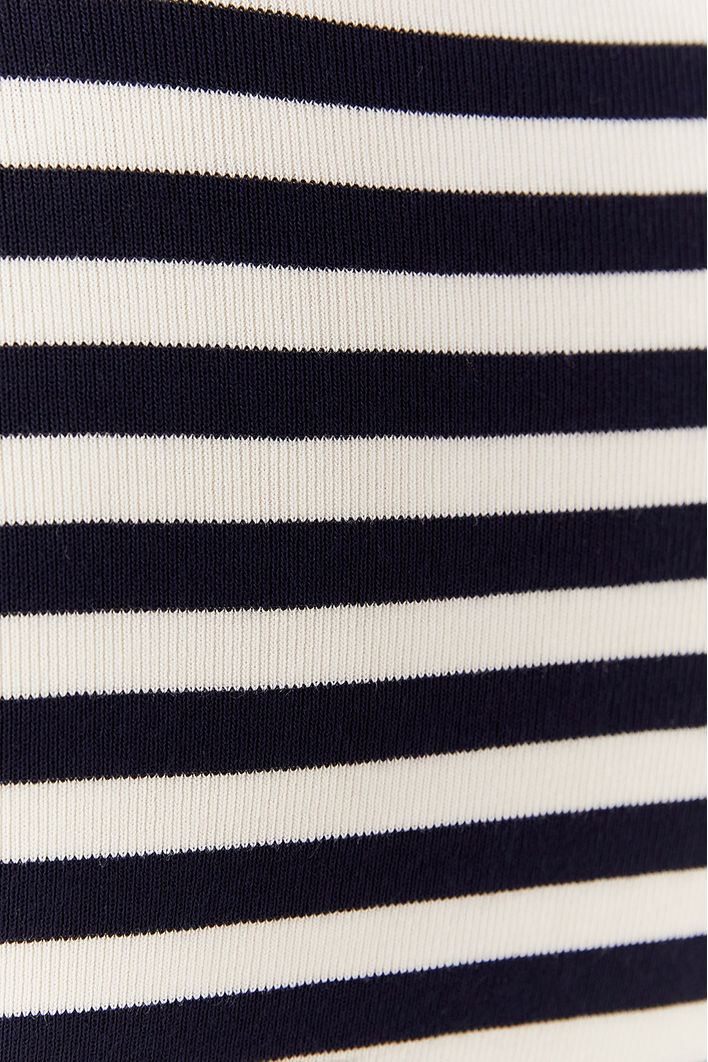 Cropped Estampa Listra Patch Âncora