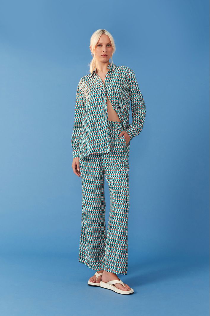 Camisa Estampa Sardina
