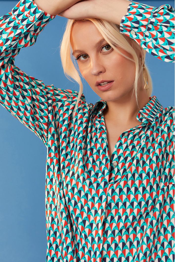 Camisa Estampa Sardina