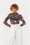 Blusa Tule Estampa Jangada