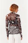 Blusa Tule Estampa Jangada