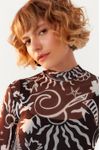 Blusa Tule Estampa Jangada