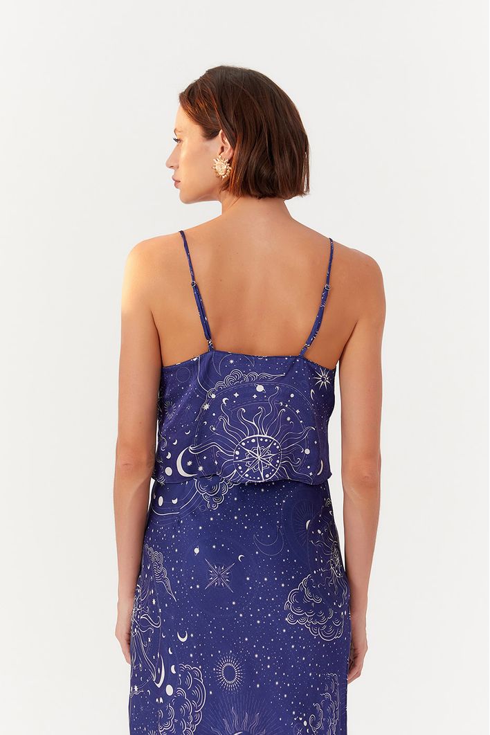 Blusa Estampa Rotas