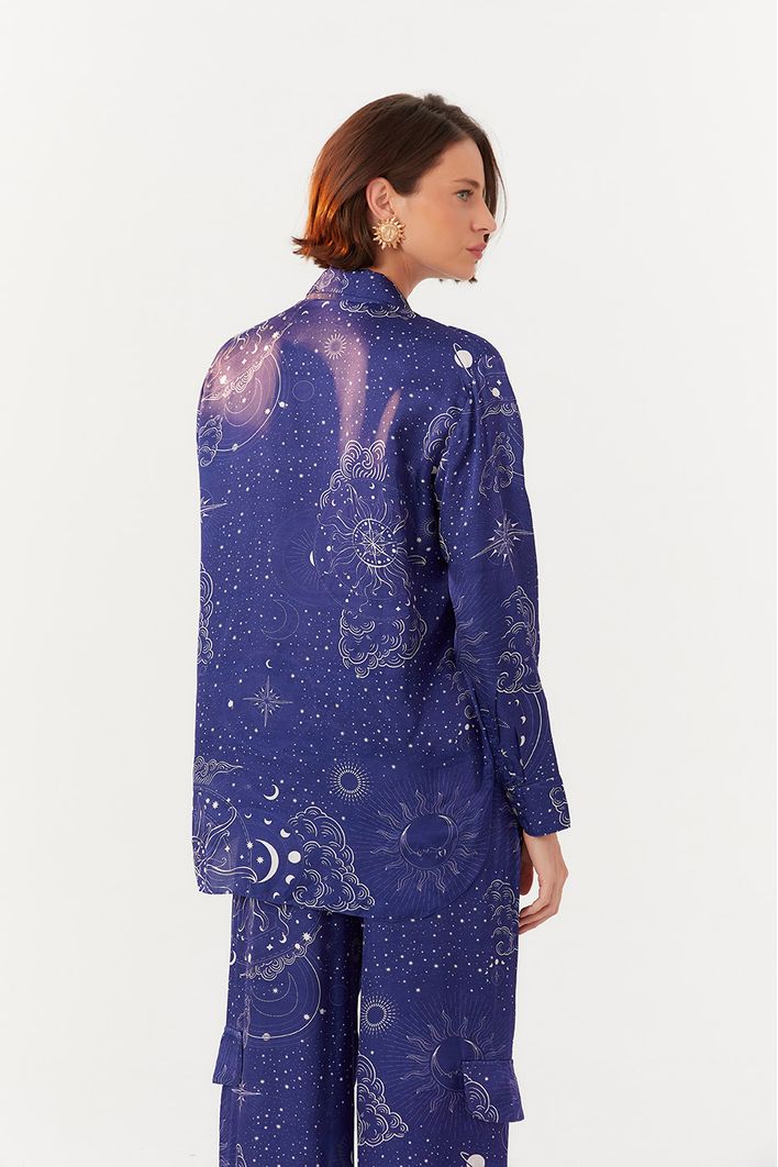 Camisa Estampa Rotas