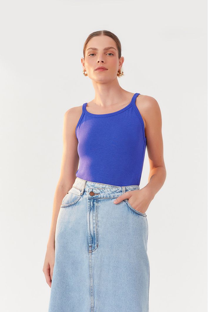 Blusa Básica Canelada
