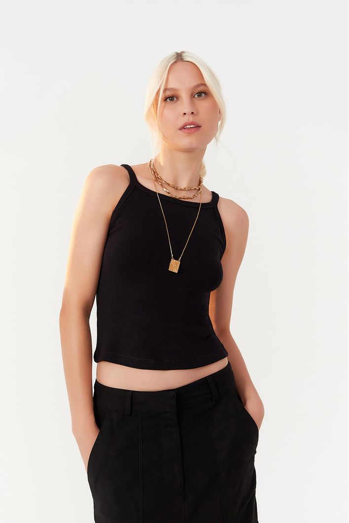 Blusa Básica Canelada