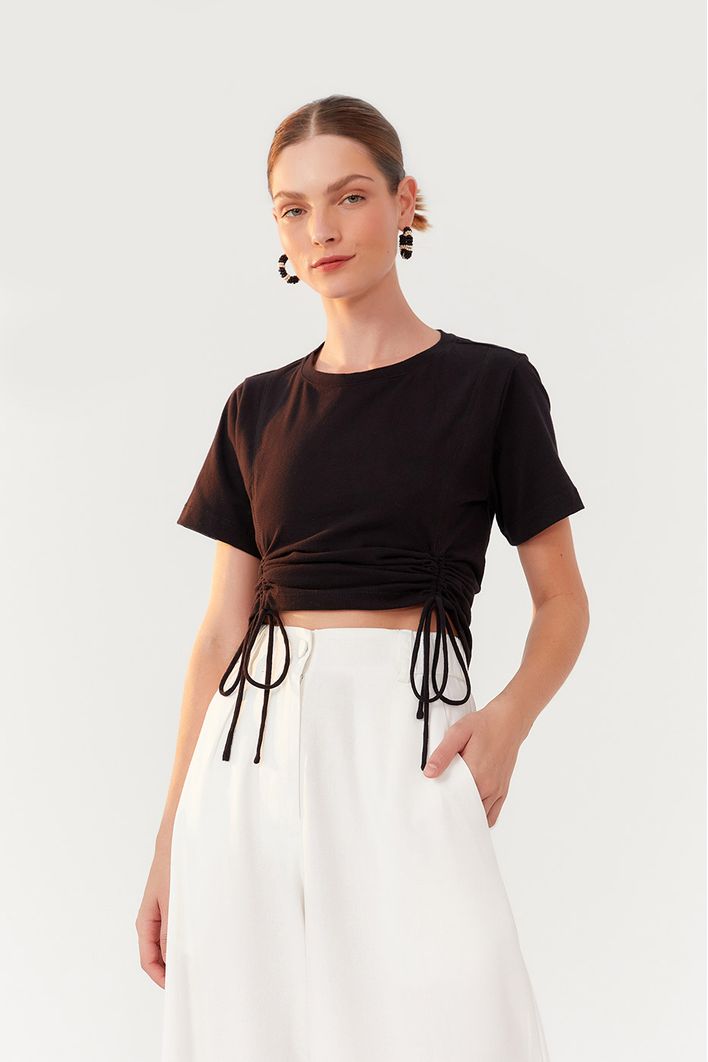 Blusa Franzido Frente