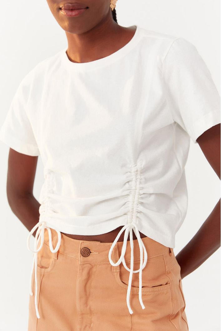 Blusa Franzido Frente
