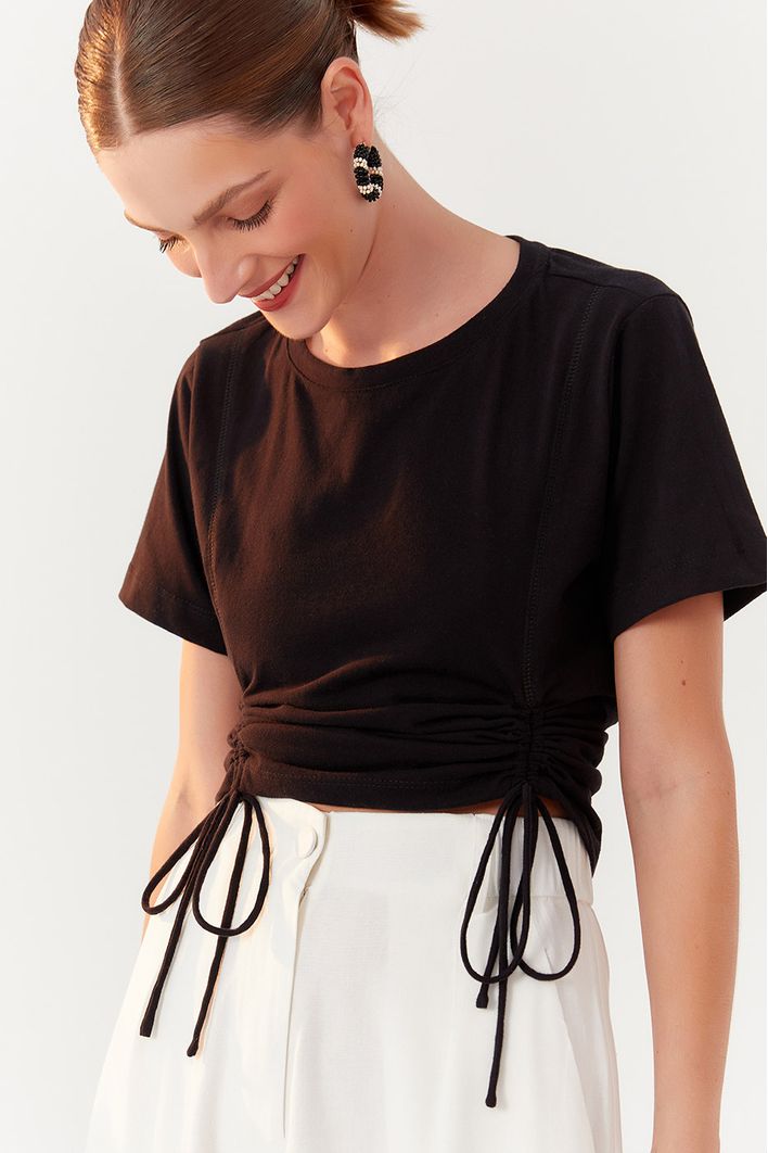 Blusa Franzido Frente
