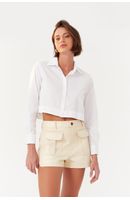 Camisa Algodão Cropped