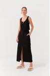 Blusa Linho Detalhe Decote Frente