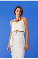 Blusa Linho Pence Frente