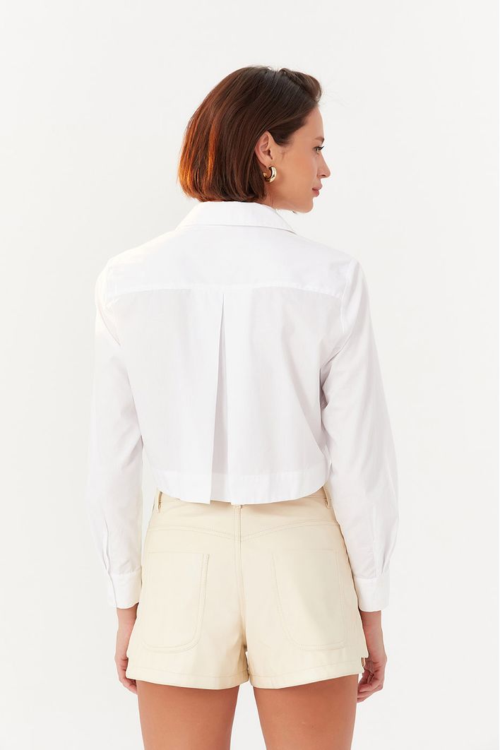 Camisa Algodão Cropped