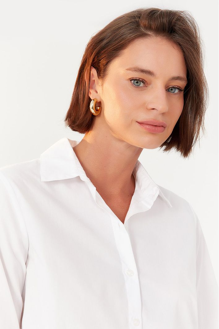 Camisa Algodão Cropped