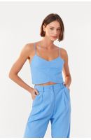 Blusa Linho Pence Frente