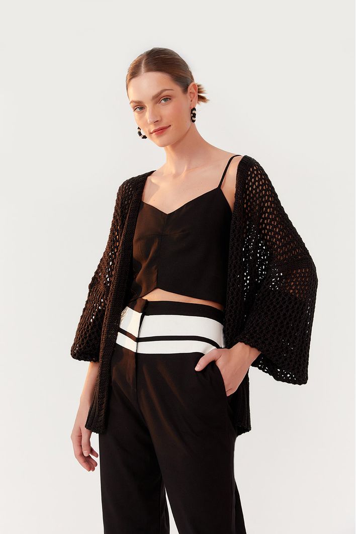 Blusa Linho Pence Frente